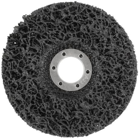 Диск зачистной полимерный посадочный диаметр 22.2мм 115мм черн. FIT 39608 РОС