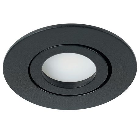 Светильник ИВО-35W G5.3/GU10 круг черный - 51947 FERON