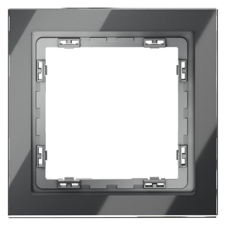 Рамка 1-м S70 стеклян. графит Voltum VLS110107 Voltum арт. VLS110107