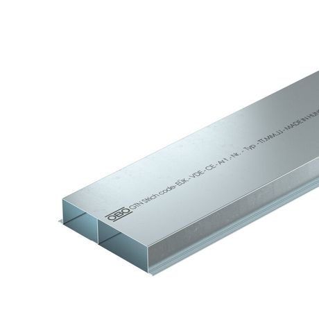 Кабельный канал для заливки в стяжку EUK 2000x190x48 мм (сталь) (S2 19048) | 7400308 OBO Bettermann
