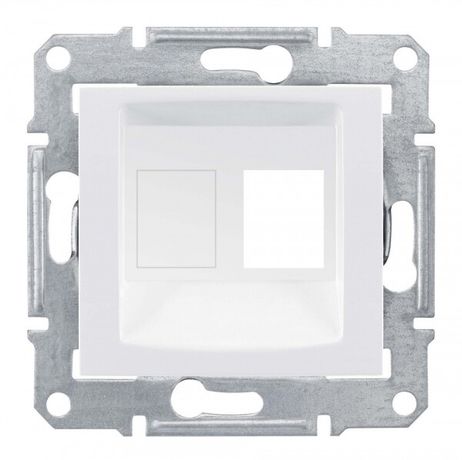 Адаптер Sedna для коннекторов АМР одиноч. бел. SchE SDN4300621 Schneider Electric