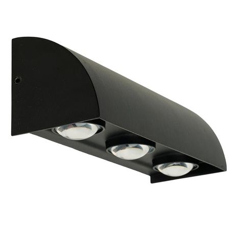 Светильник светодиодный уличный ДБУ-3w 3000/4000/6400К,переключение цветовой температуры 3600Лм IP65 черный - 51830 FERON