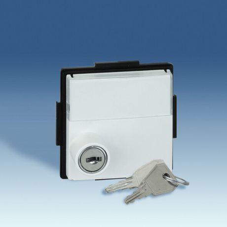 Крышка для розетки с универсальным замком, (ключ арт. 2705891-039), Scudo, белый - 2705091-030 Simon