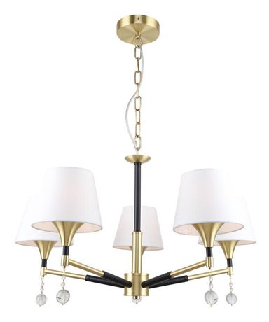 Светильник подвесной Euphoria E14х5 40Вт IP 20 Freya FR5239PL-05BBS