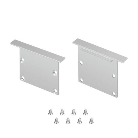 Заглушка LINIA49-F-S глухая металл (комплект) Arlight 041760