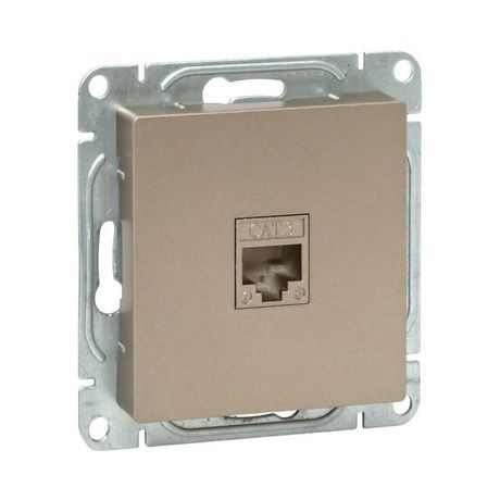 Механизм розетки RJ11, шампань Эпика |UP1-SOC-RJ11| EKF EKF арт. UP1-SOC-RJ11