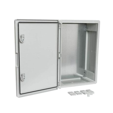 Корпус пластиковый с монтажной панелью ЩМП IP65 серая дверь 500х350х190 | PR08.26483 Промрукав Строитель