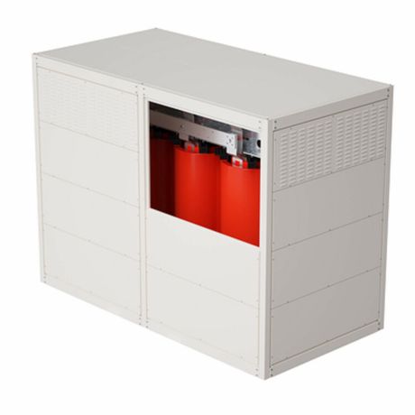 Трансформатор с литой изоляцией 1250 кВА 10/0,4 кВ D/Yn–11 вентиляция IP31 | TDA13ADYN1BF000 DKC ДКС