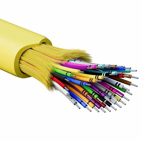 Кабель волоконно-оптический распределительный арамидные упрочняющие нити для внутренней прокладки нг(А)-HF 36 ОВ категорияOS2(G.652.D) плотный буфер 0.4кН барабан 500м DKC RNDT9C36YL01-E ДКС