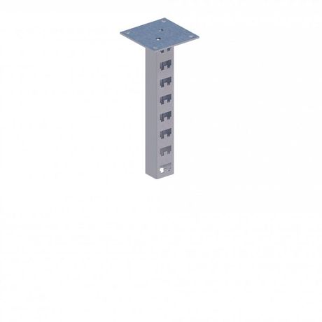 Стойка кабельная потолочн. сдвоенная К1150П2ц сталь 2.5мм УТ1.5 СОЭМИ Н0111222611