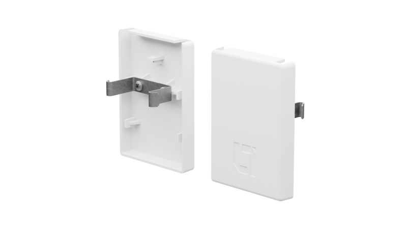 Комплект пластиковых торцевых крышек LINER 60/S WH | 2473000300 Световые Технологии