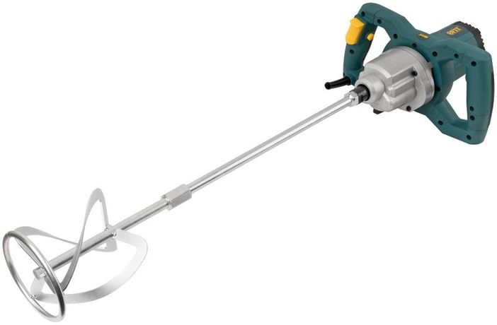 Миксер 1400 Вт, 0-580 / 0-900 об/мин, 72 Нм, 120 л, двухскоростной, металл.корпус, рез.накл., коробка - 80040