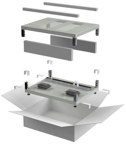Комплект основание и крыша 600х800мм для шкафа 18-47U сер. LINEA E ITK LE35-XXX68-X IEK