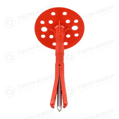 Дюбель для теплоизоляции с мет. гвоздём 10х160 (50 шт) - пакет ( 1,852 кг) | 101934 Tech-KREP