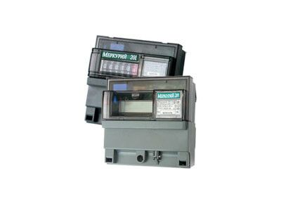 Счетчик Меркурий 201.2 5-60А/220В (1 тар.) ЖКИ (DIN) Инкотекс