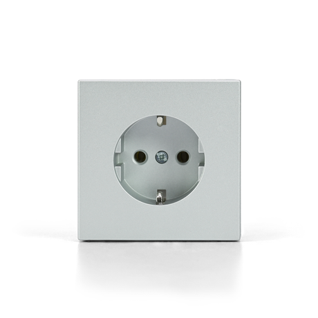 Розетка ArtGallery 16А с заземл. со шторками быстрозажим. клем. механизм алюм. SE GAL000345S APC