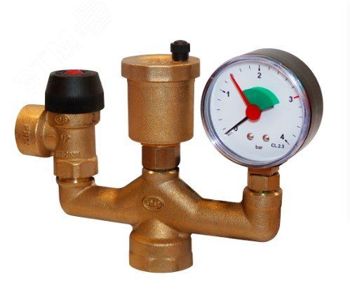 Группа безопасности котла до 50кВт (без теплоизоляции) - SVS-0040-015025 STOUT RG00919SFUVIBV