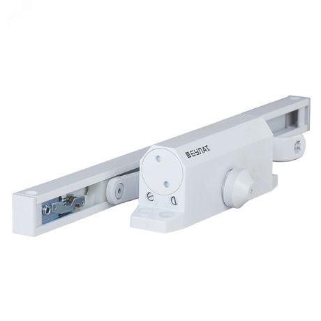 Доводчик дверной БУЛАТ ARCTIC ДД 502/4 AH-W (40-90 кг) белый со скольз. тягой, морозостойкий - 15373 ПТК