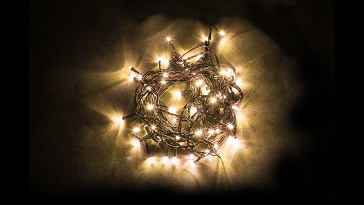 Гирлянда елочная 750 диодов 2700К, CL93 15 веток (5м) + 6м зеленый шнур, IP44 | 32954 FERON