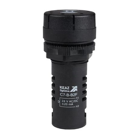 Зуммер с непрерывным сигналом OptiSignal Compact D22 C7-B-B2C черный 24 В AC/DC | 362175 КЭАЗ 362181