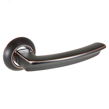 Ручка на круглой накладке (комплект), АЛЛЮР АРТ ВЕРНЕР ORB (1150) тёмная медь - 10928 ПТК