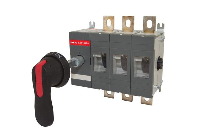 Рубильник ВНК-43-2 3П 1000А с выносной фронтальной ручкой управления и переходником 185 мм | SQ0744-0218 TDM