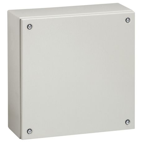 Промышленная коробка Atlantic - металлическая квадратная IP66 IK10 400x400x120 мм RAL 7035 | 035612 Legrand