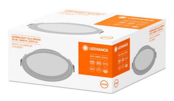 Светодиодный светильник ДВО-25Вт 4000K 2370Лм IP44 белый LEDVANCE | 4058075091511 Osram