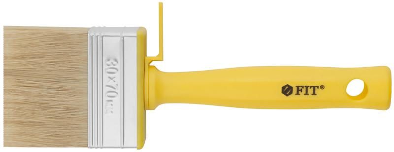 Макловица натуральная светлая щетина пластиковый корпус полая ручка "мини" 30х70мм FIT 01641 РОС