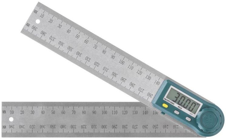 Угломер металлический нержавеющий с электронным отсчетом 200 мм - 19320 РОС