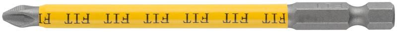 Биты кованые сталь S2 односторонние 100 мм PH2 Профи 2 шт блистер - 57509 РОС