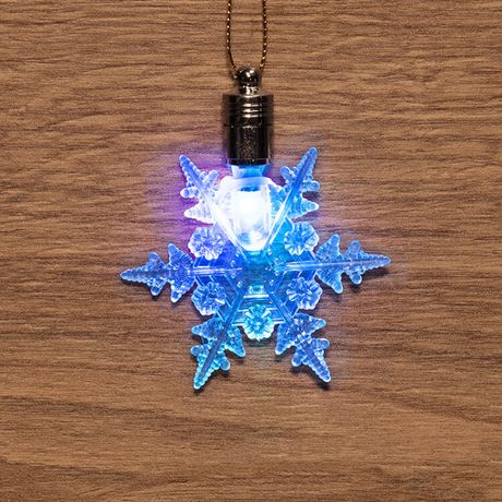 Фигурка подвесная "Снежинка" RGB 7*6 см | 501-094 NEON-NIGHT