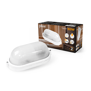 Светильник ЖКХ под лампу 1хE27 AC 220В IP54 овал 160х108х280мм max 100Вт НБП Gauss - 926602201