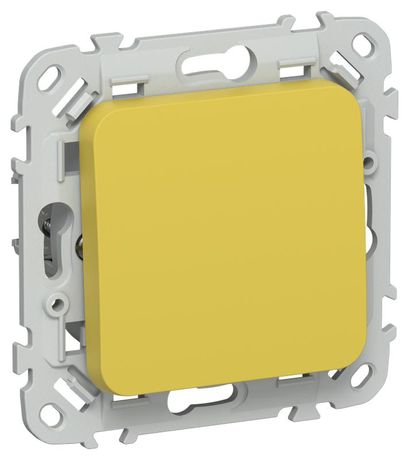 Выключатель 1-кл. СП FLITE ВС11-1-0-ФлЖК 10А механизм желт. карри IEK FI-V10-0-10-1-K44 IEK (ИЭК) арт. FI-V10-0-10-1-K44