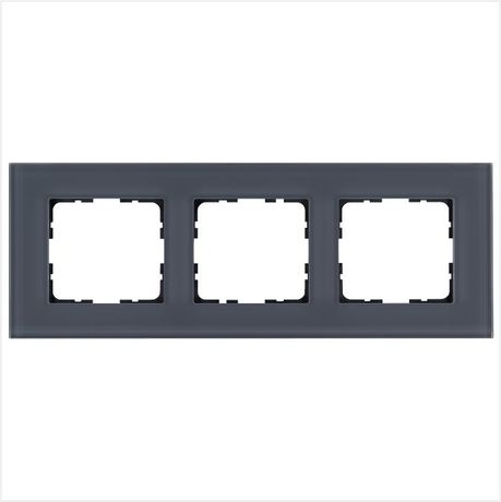 Рамка 3-м G-Glass стекло маренго Jasmart G1003GC