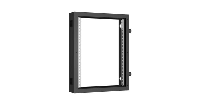 Пристенная поворотная секция NIKOMAX 19'', 15U, Ш600хВ770хГ156мм, 1 пары L-образных монтажных направляющих, черный RAL 9005. - ЭКО47731 TLK TWC-156015-BS-BK NIKOMAX арт. TWC-156015-BS-BK