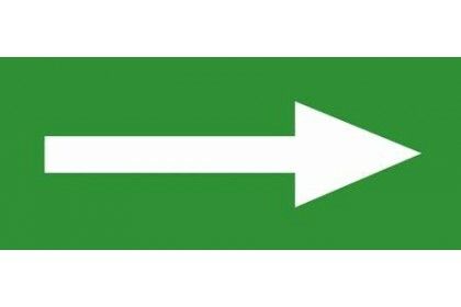 Эвакуационный знак ЭП01 Направляющая стрелка 140x280 мм | 140280 TechnoLux