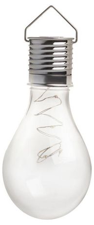 Светильник уличный ERASF23-27 Груша сталь на солнечной батарее 7,5x7,5x15 см 1 LED | Б0062374 ЭРА