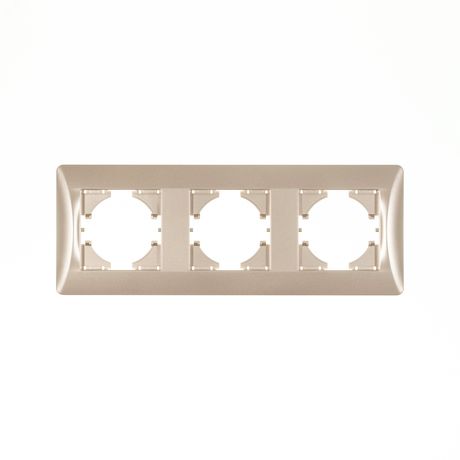 Рамка 3-местн. Ugra шампань GUSI С1130-027