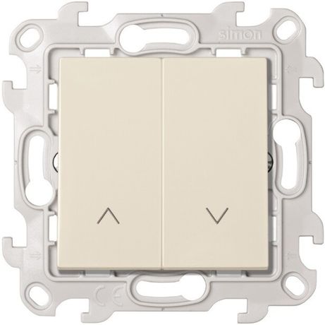 Выключатель жалюзи 10A 250В цвета слоновая кость S24 Harmonie | 2410331-031 Simon