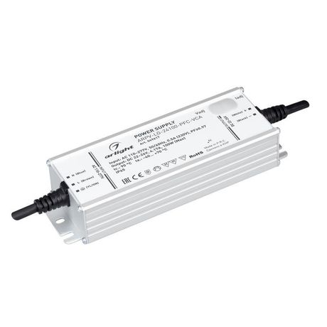 Блок питания ARPV-LG-24100-PFC-VCA (22-26V, 4.17A, 100W) (Arlight, IP65 Металл, 5 лет) - 049617