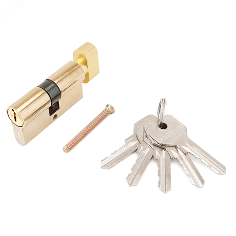 Механизм цилиндровый для врезных замков, Стандарт Z.I.70В-5K (25Bx10x35) BP золото (латунь) - 11114 ПТК