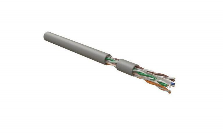 Кабель витая пара UUTP4-C6-S23-IN-LSZH-GY-100(100м) U/UTP,кат.6,4п.(23AWG),одн.(solid),с разд.,LSZH,нг(С)-HF,–20°C–+75°C,сер. | 273515 Hyperline