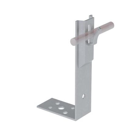 Держатель зажимной угловой UDZ-H150-D5-8 для прутка d5-8мм H=150мм сталь КМ MA0146 КМ-Профиль