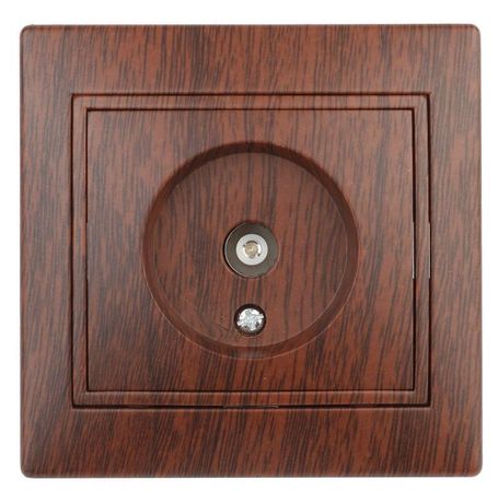 Розетка телевизионная одиночная TV СП Plano 1-301-10 IP20 венге Intro Б0030080 ЭРА