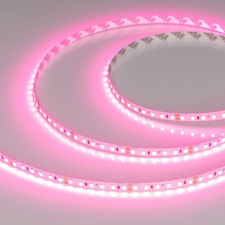 Светодиодная лента RT-A120-8mm 24V Pink (9.6 W/m, IP20, 2835, 5m) (Arlight, -) | 043380 Arlight