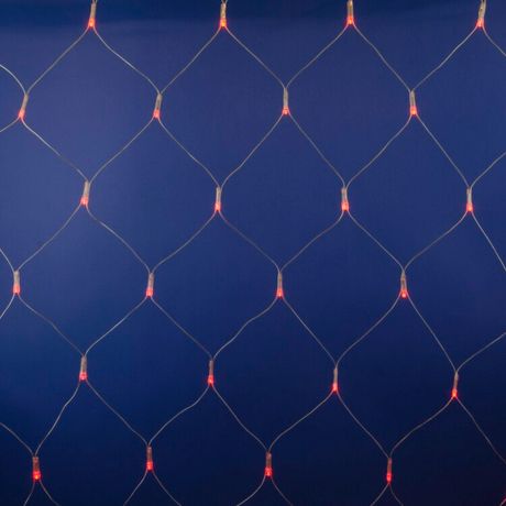 Гирлянда cетка светодиод. ULD-N2520-240/DTA RED IP20 с контроллером 240led 3.5х0.7м прозр. красн. UNIEL 07940