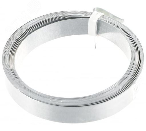 Лента хомутная неперфорированная 19х0,7, оцинкованная (5 м) - накл. | 124420 Tech-KREP