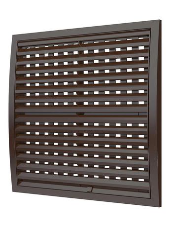 Решетка вентиляционная РРПН разъемная регулируемая 350х350 ASA Brown STREETLINE ERA 3535РРПН кор ЭРА
