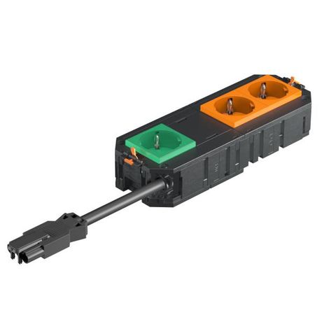 Коробка монтажная укомплектованная UT4 GST18i (3+1 розетки) с кабелем | 7404688 OBO Bettermann